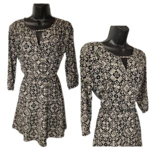 Lush Faux Wrap Dress